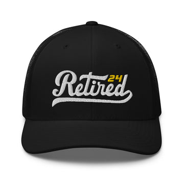 Retired 24 Trucker Cap